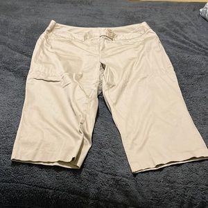 Lane Bryant tan capri
